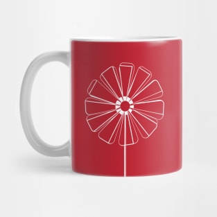 Minimal flower Mug